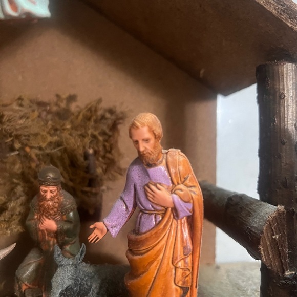 Handcrafted Vintage Made In Italy Hand painted Nativity Three Wise Men Beautiful - Picture 7 of 16